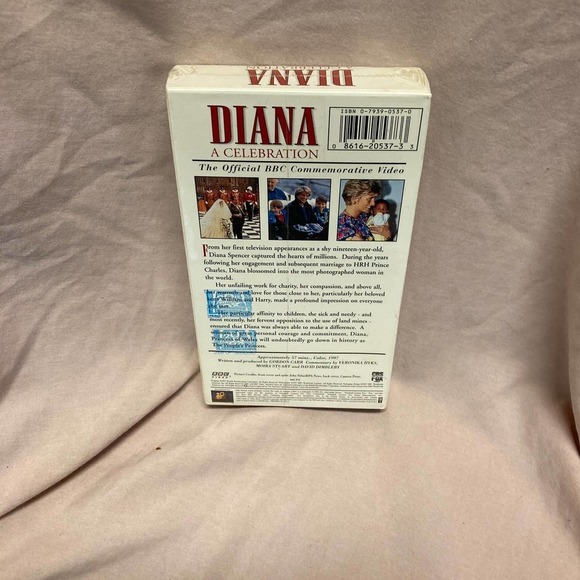 DIANA, A Celebration (VHS, 1997) Brand New Sealed, Princess Diana Remembered BBC - Picture 2 of 3